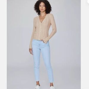 PAIGE Hoxton Slim Skinny Jeans, starman, size 26